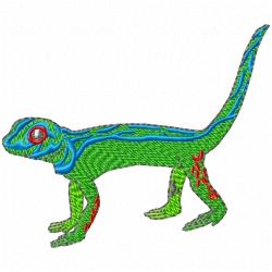 Reptiles Embroidery Design 2